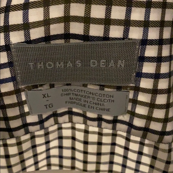 Thomas Dean Mens Casual Shirt - Picture 4 of 6